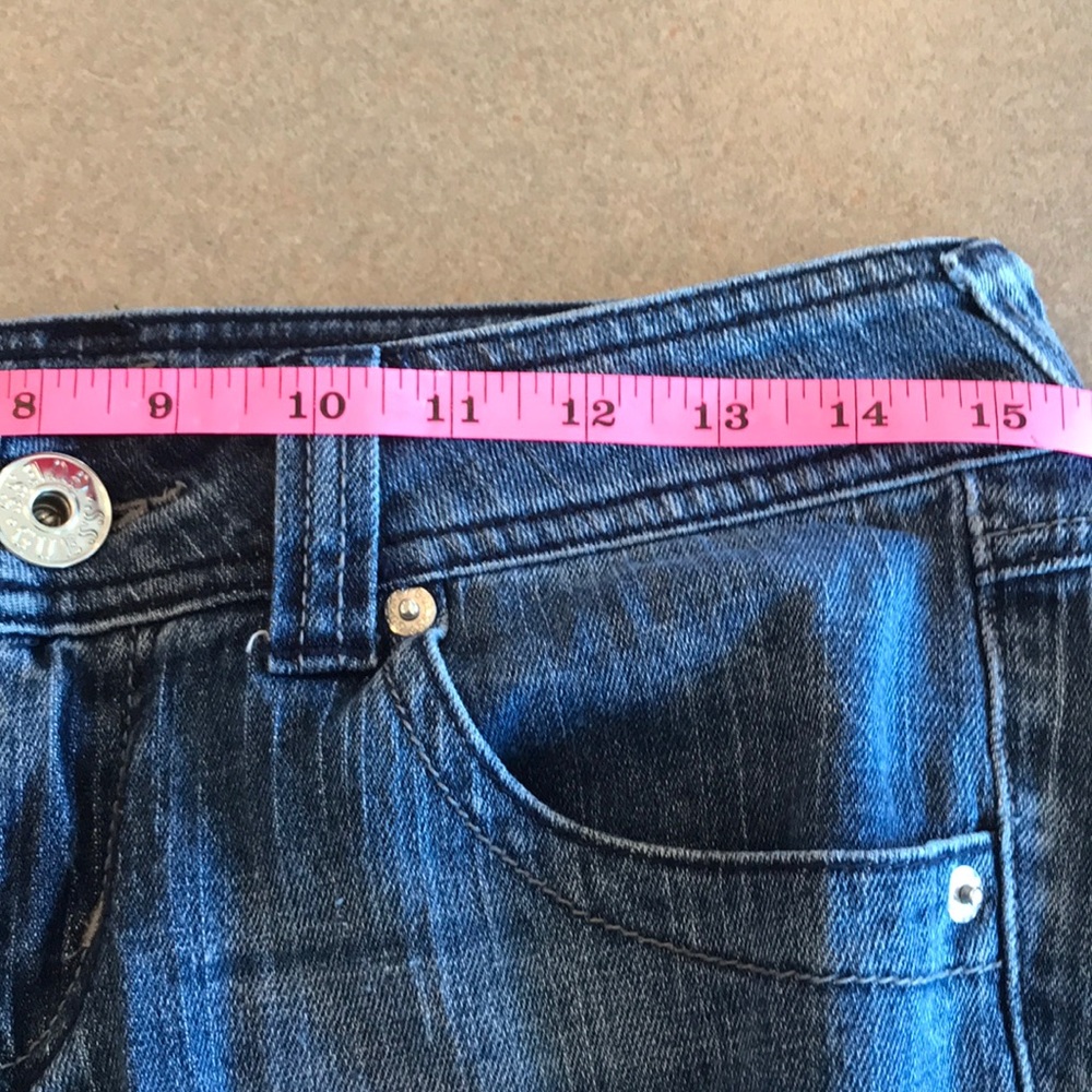 Guess Jeans Button Back Pocket Size 28 - Picture 7 of 7